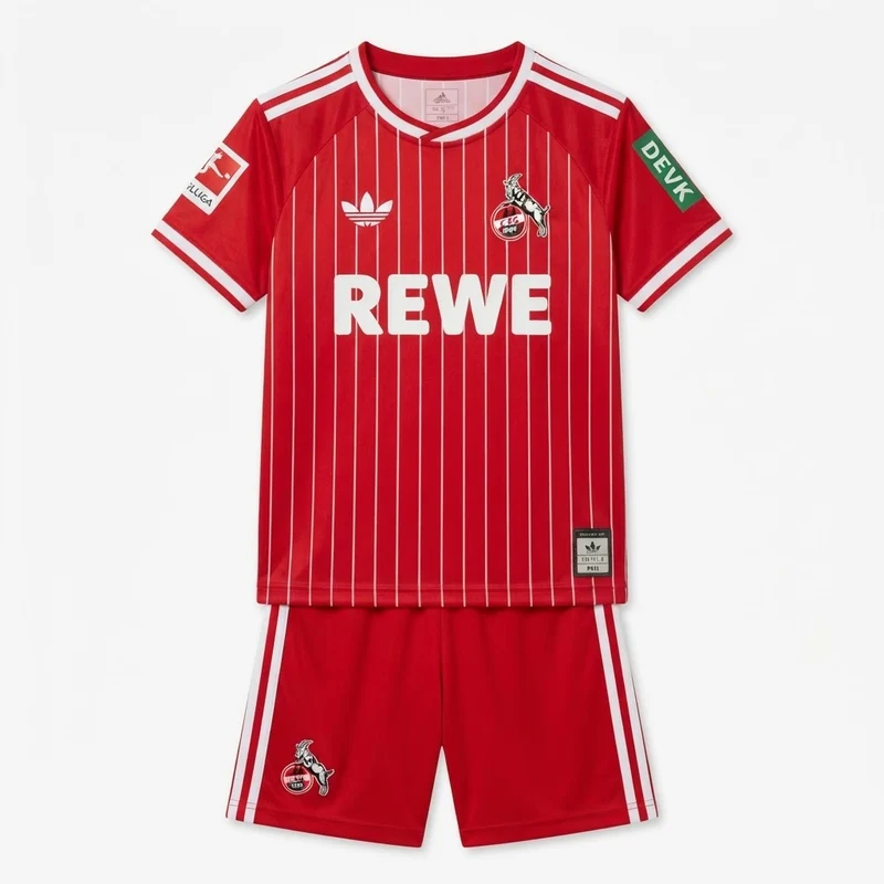 FC Köln Kinder-Set Auswärtstrikot 26/27 Trikot und Shorts