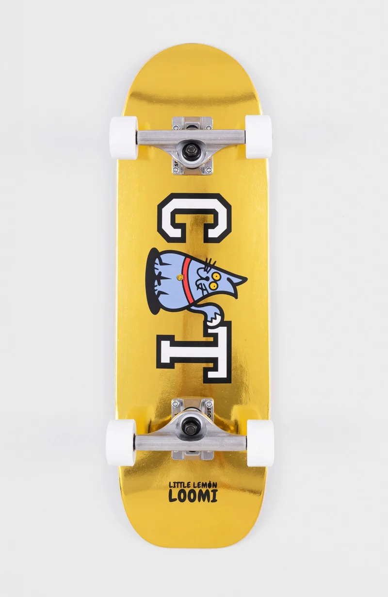 Corkgrip Light Skateboard Cruiser, GOLDEN CAT