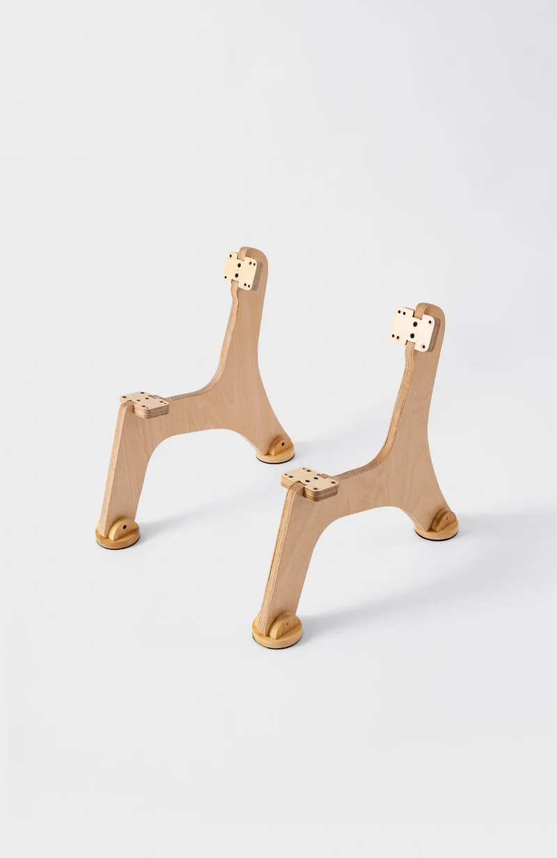 Skateboard Wooden Bench Legs (Set of 2)