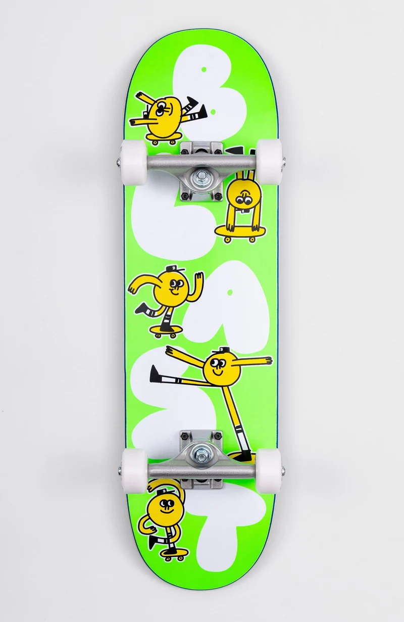BUBBLE TRIX, mini POPS Kinder Skateboard Complete