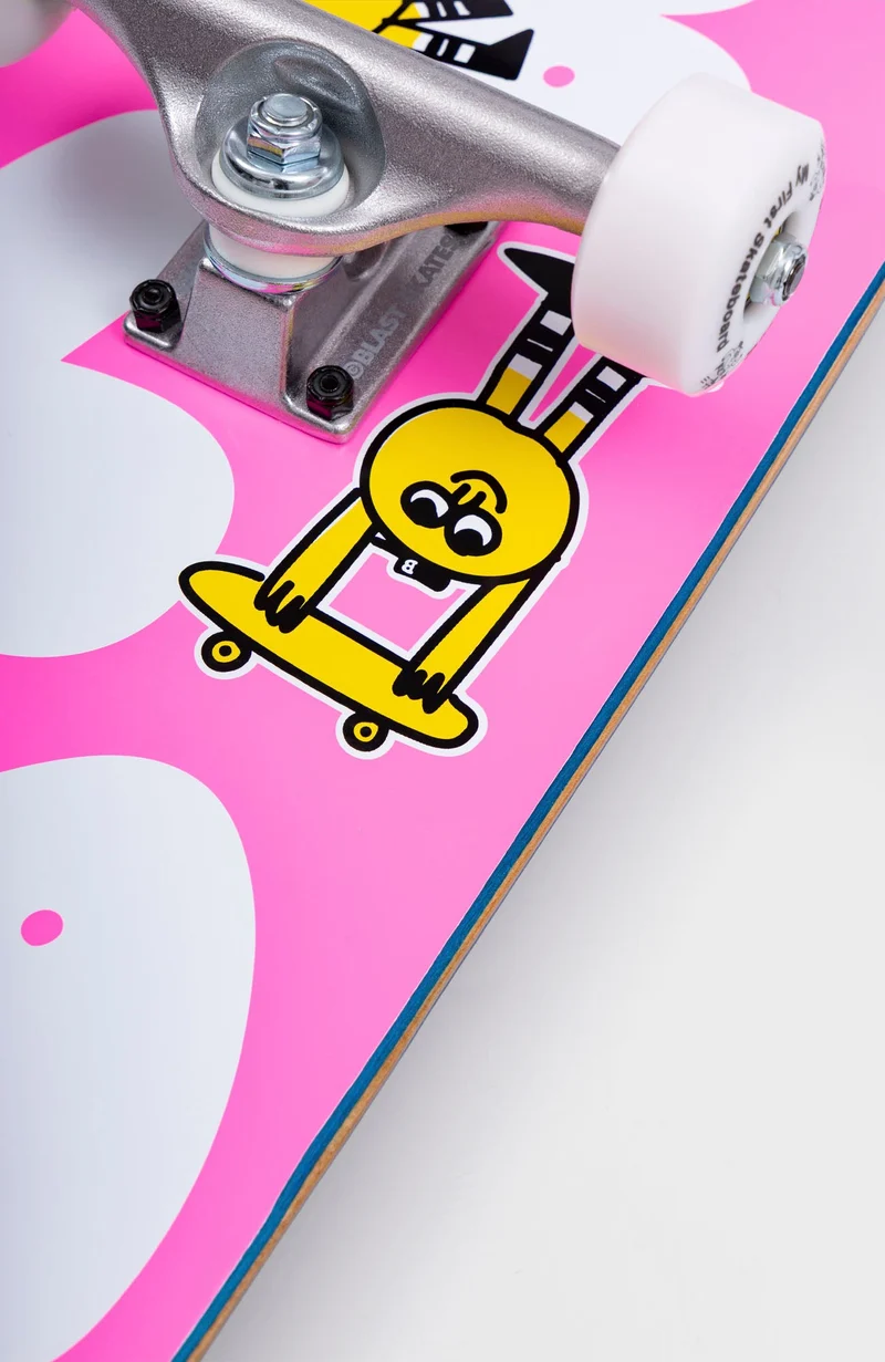 BUBBLE TRIX, mini POPS Kinder Skateboard Complete