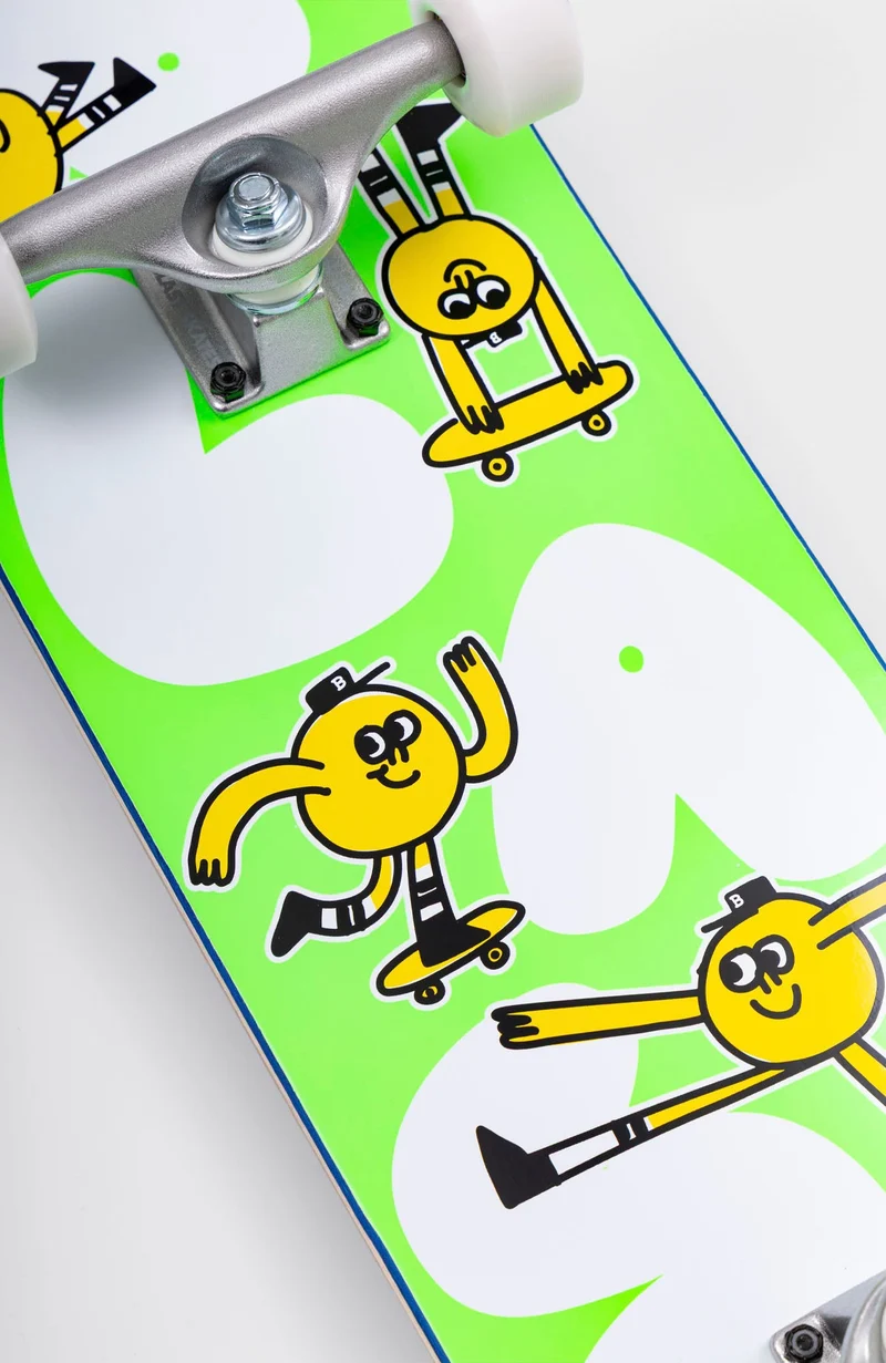 BUBBLE TRIX, mini POPS Kinder Skateboard Complete