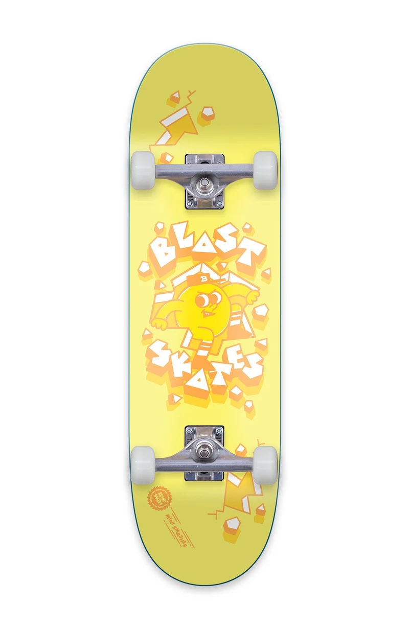 Mini Smasher - yellow, mini POPS Kinder Skateboard Complete