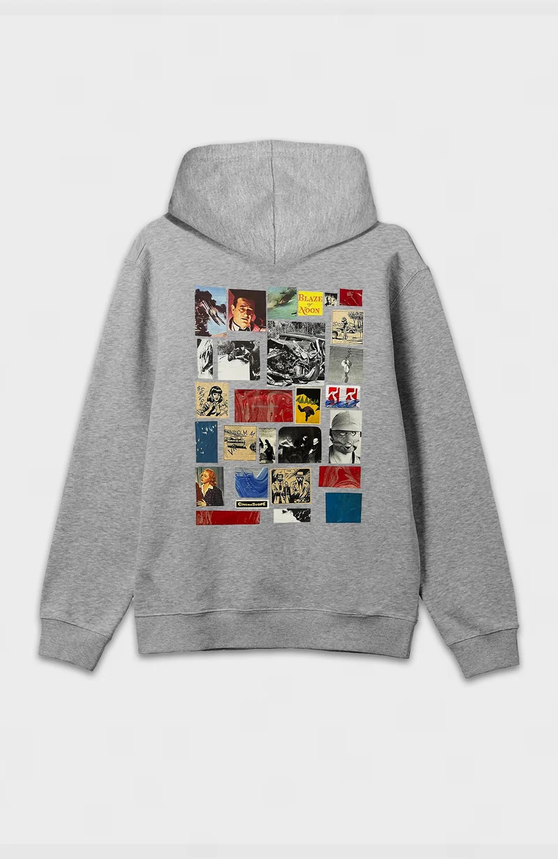 Blaze Of Noon Hoodie- Heather Grey