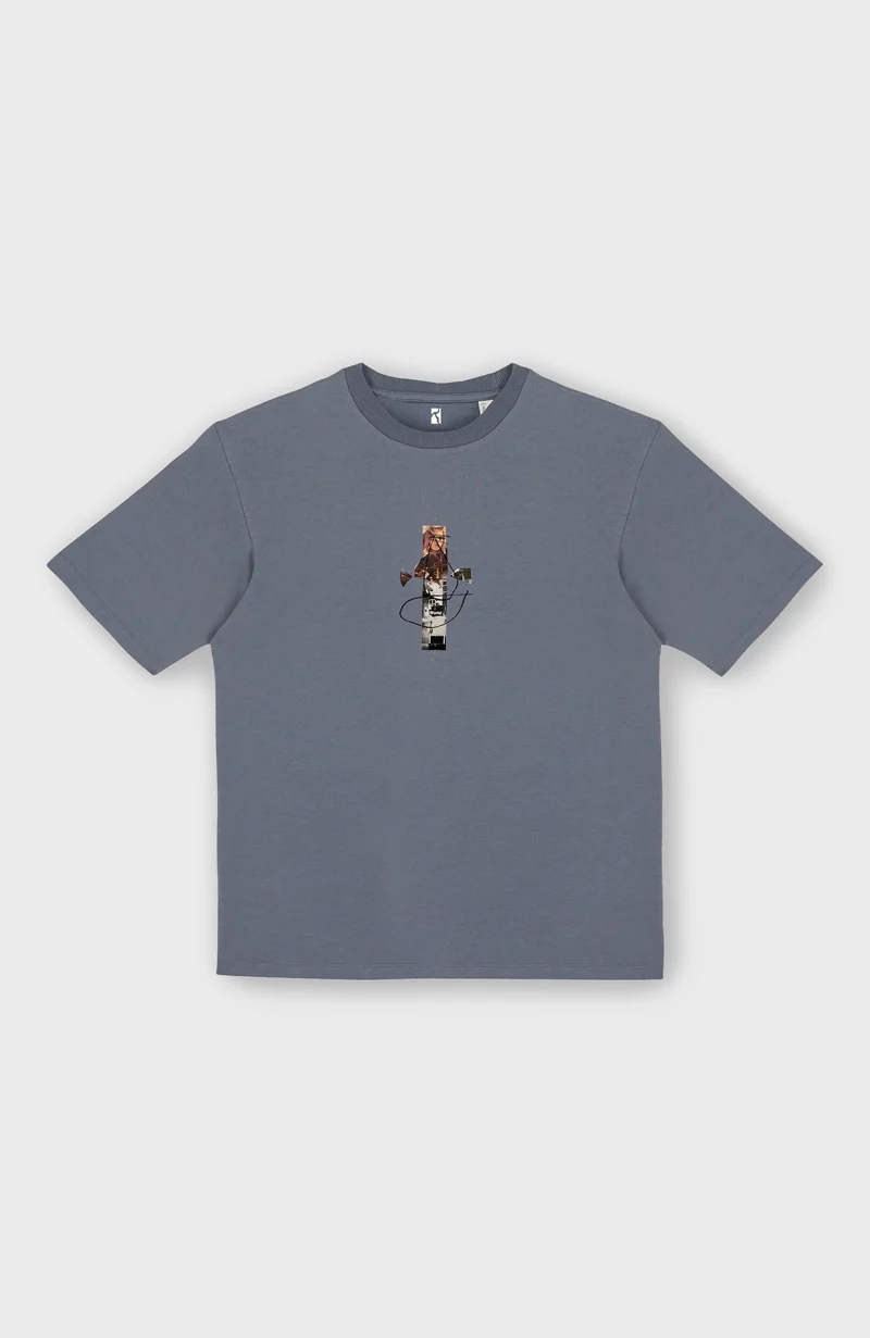 World T-Shirt - Mineral Grey