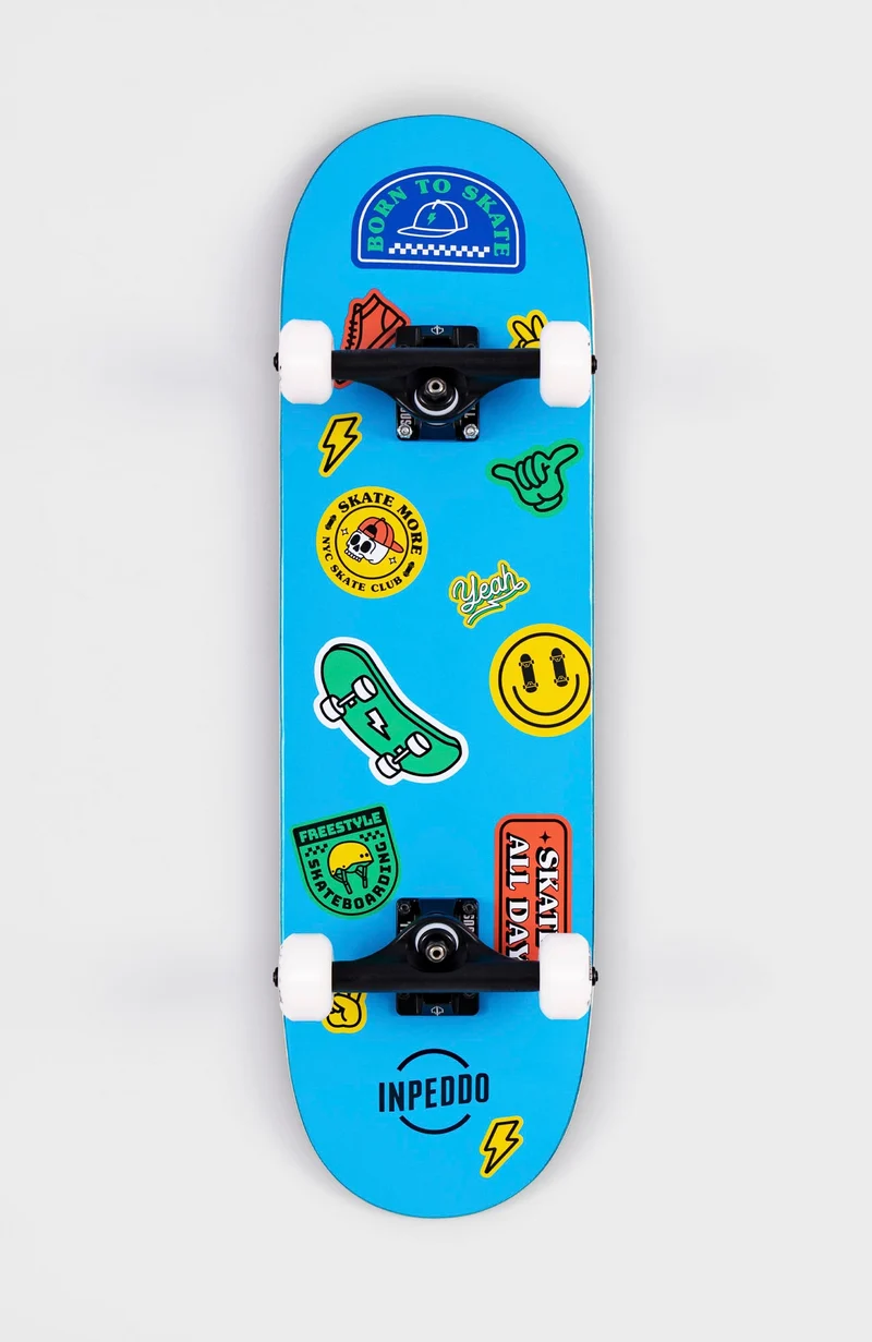 STICKERS - Short & Wide Kinder Skateboard Complete