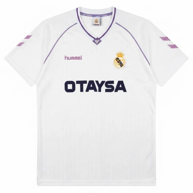 Real Madrid Heimtrikot 1990/91 Herren Fan-Version (Retro)