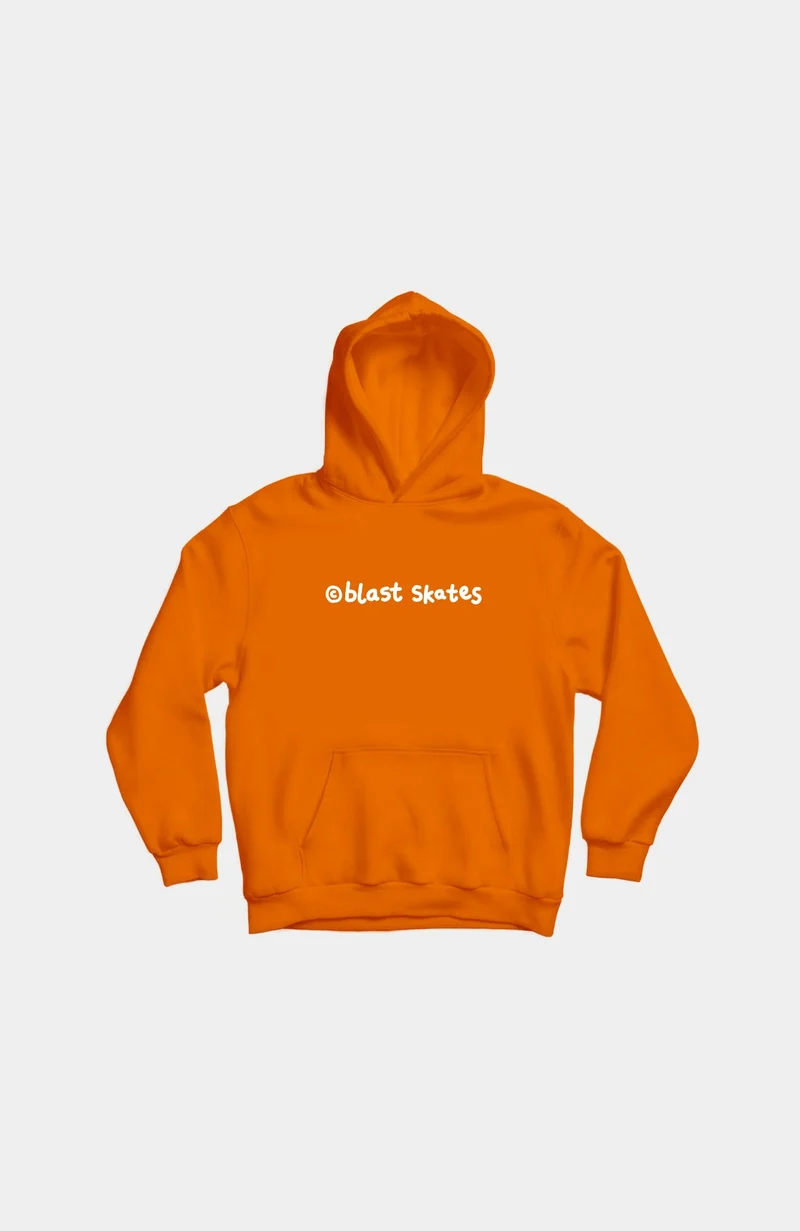JUNIOR MASCOT HOODY, kids sized - ORANGE