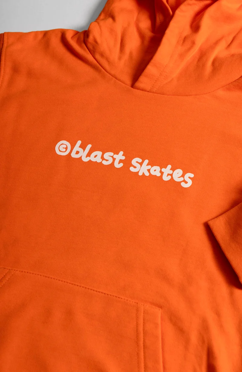 JUNIOR MASCOT HOODY, kids sized - ORANGE
