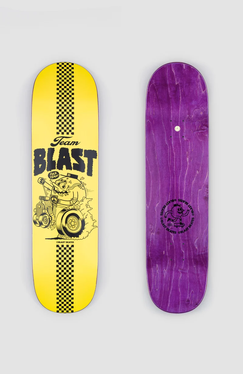 TEAM BLAST DECK Square tail - 8.5"