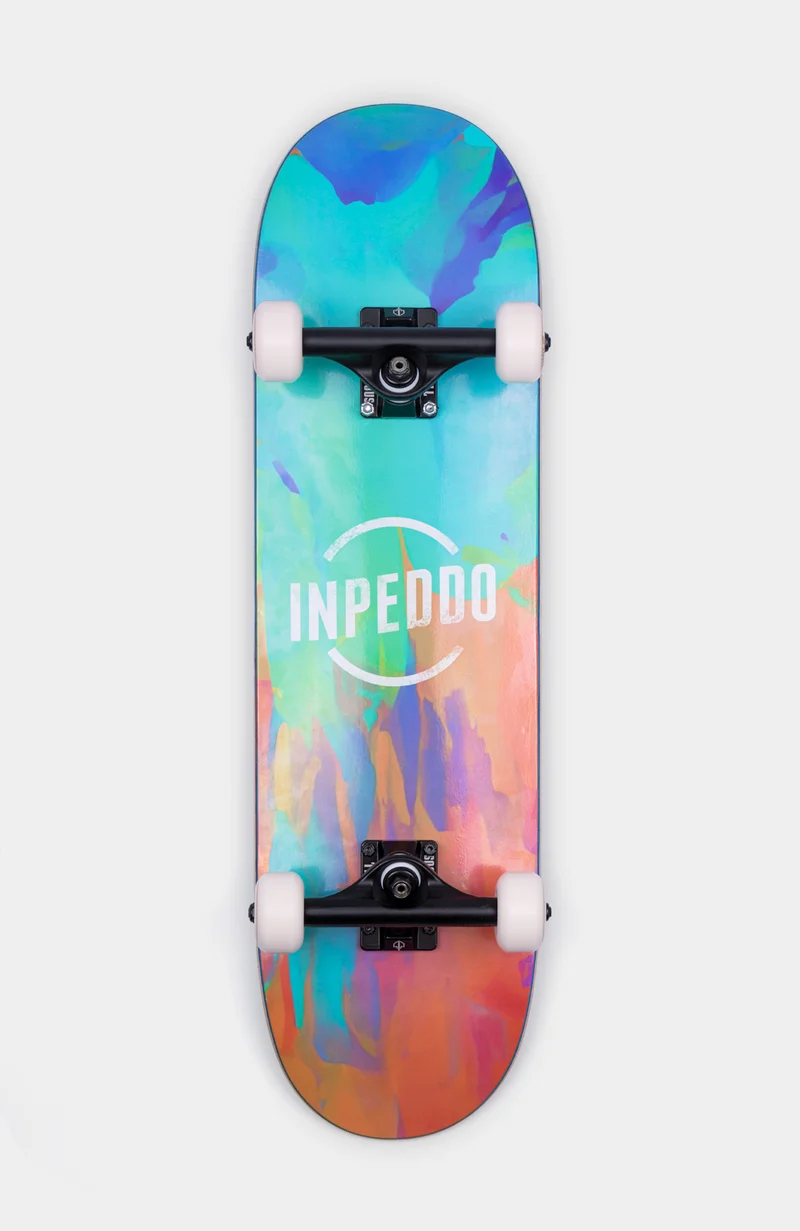 Brush Stroke - Short & Wide Kinder Skateboard Complete