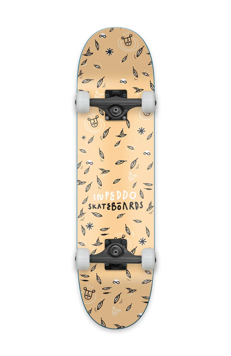Leafs - Short & Wide Kinder Skateboard Complete