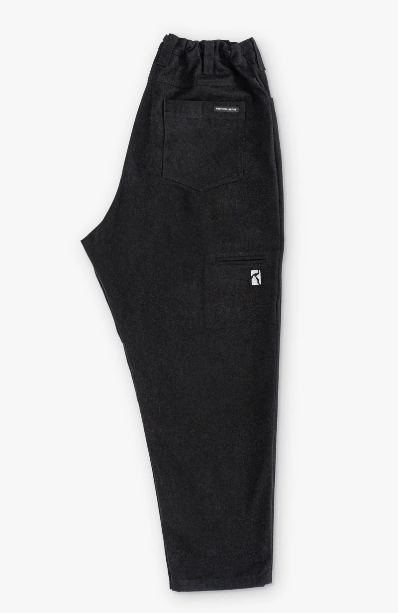 Tapered Pant - Black Denim