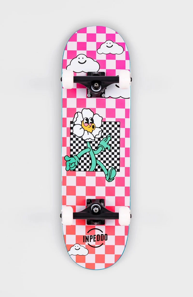 HAPPY FLOWER - Short & Wide Kinder Skateboard Complete