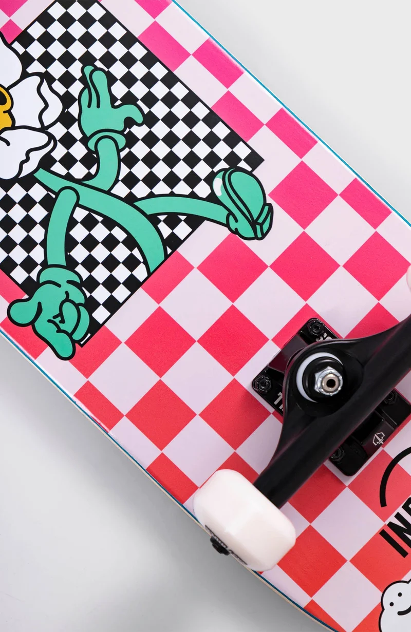 HAPPY FLOWER - Short & Wide Kinder Skateboard Complete