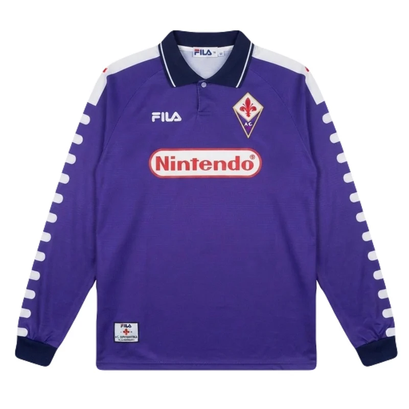 Fiorentina Langarm Heimtrikot 1998/99 Herren Fan-Version