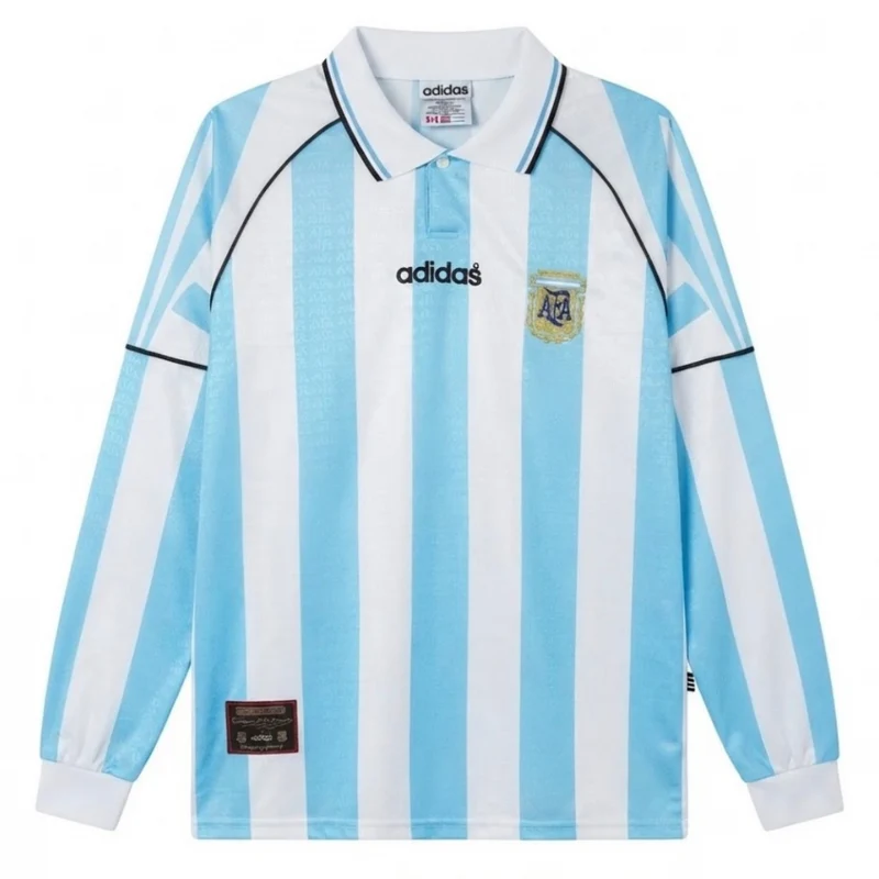 Argentinien Langarm Heimtrikot 1996/97 Herren Fan-Version