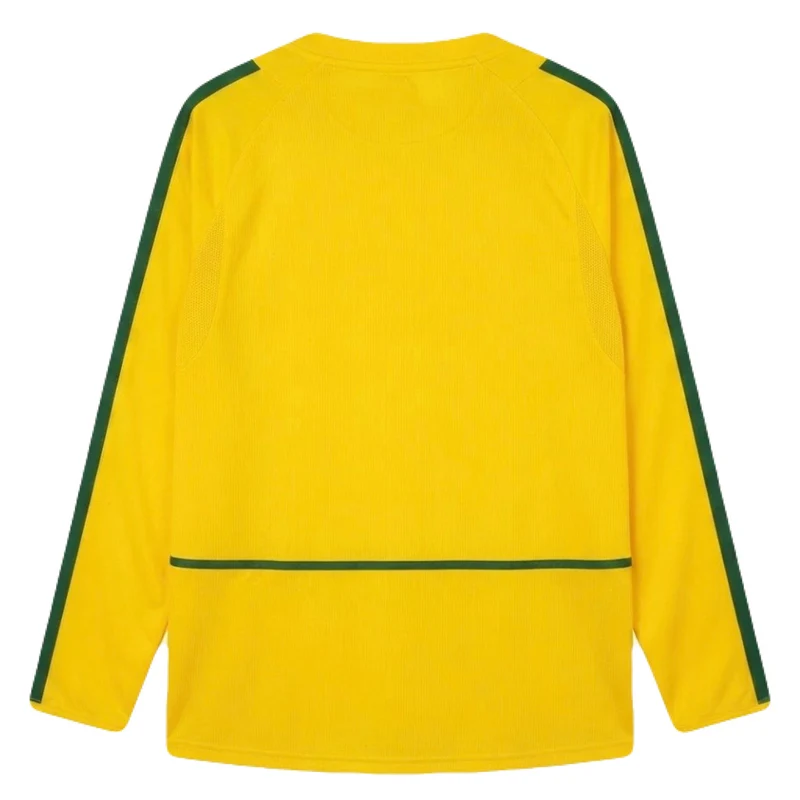 Brasilien Langarm Heimtrikot 2002 Herren Fan-Version
