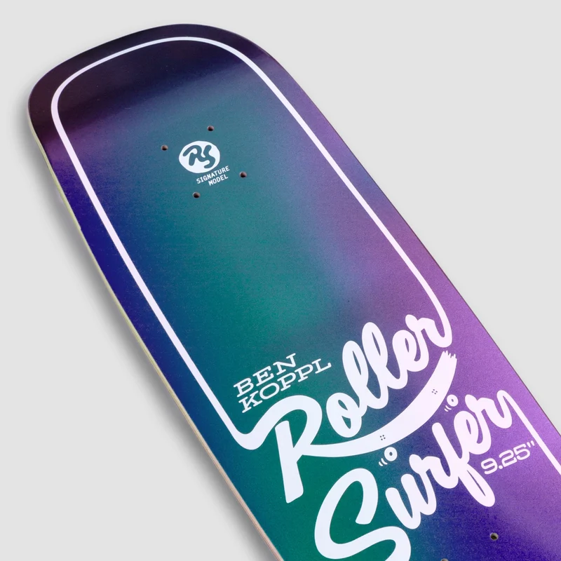 BEN KOPPL IRIDESCENT 'ROLLER SURFER' DECK