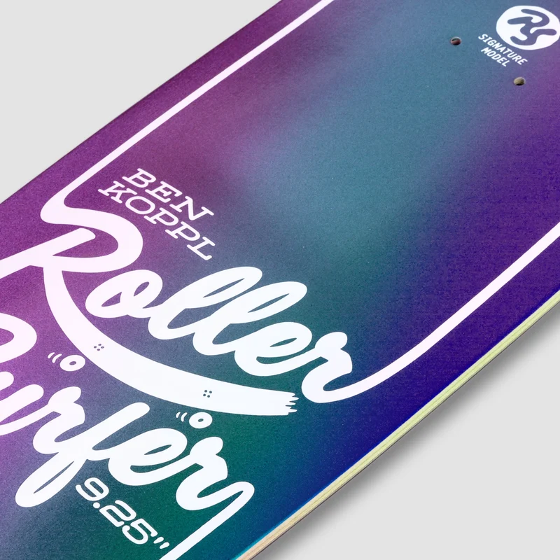 BEN KOPPL IRIDESCENT 'ROLLER SURFER' DECK