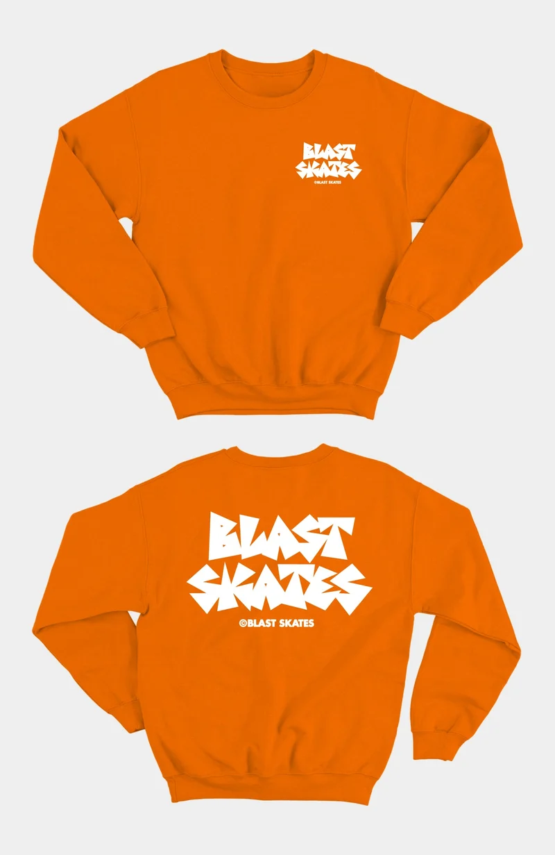WRECKING CREW CREW NECK - ORANGE