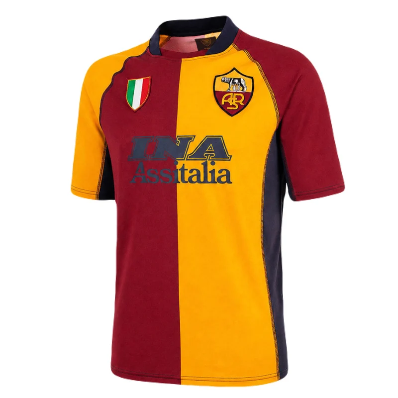AS Roma Heimtrikot 2001/02 Herren Fan-Version (Retro)
