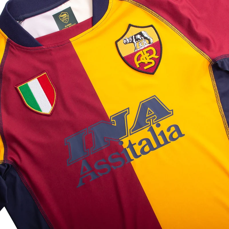 AS Roma Heimtrikot 2001/02 Herren Fan-Version (Retro)
