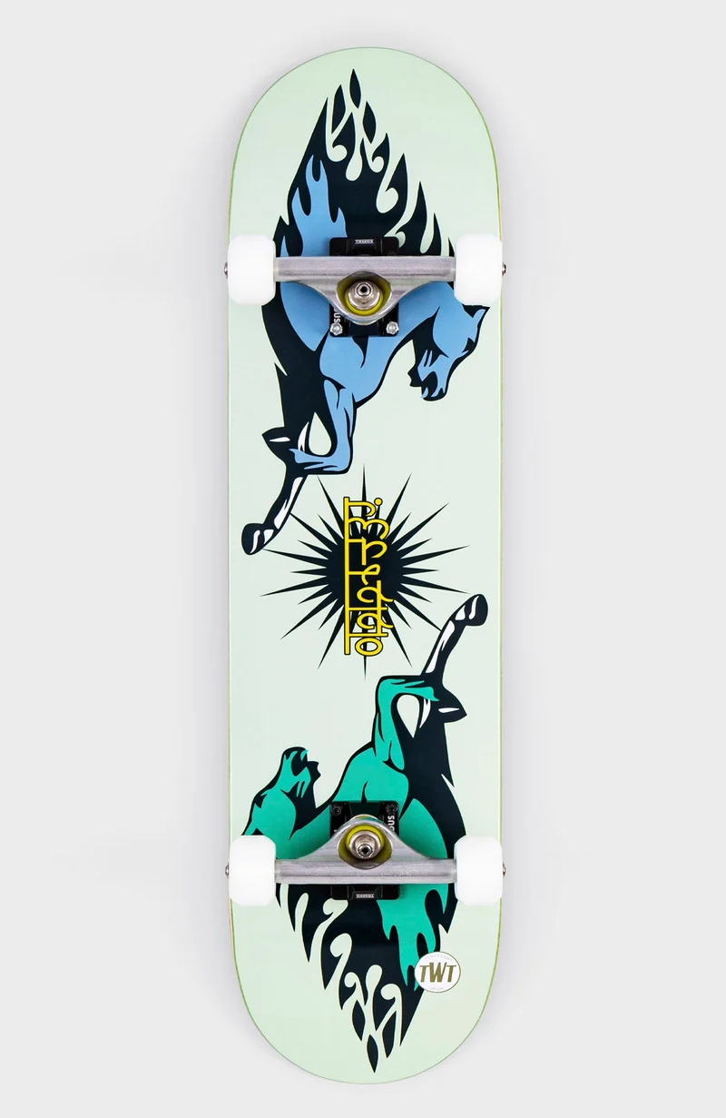 HORSES - twin tail - Skateboard Prem Complete