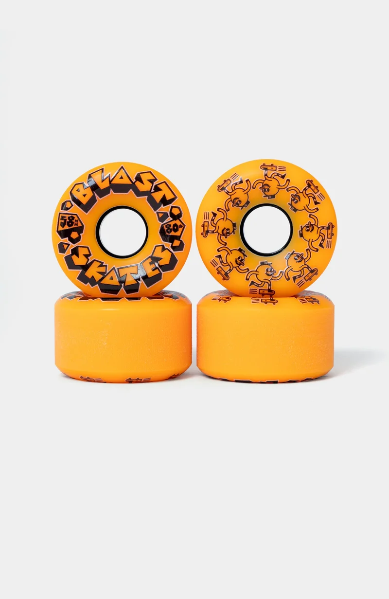 RUBBLE RIDERS PACK, 58mm 80A soft (mit 1/4'' Riser Pads)