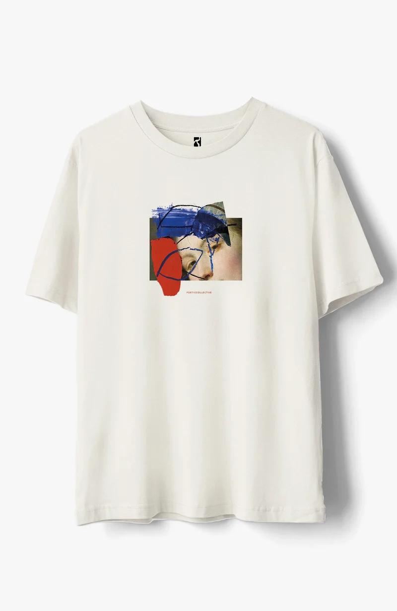 Half on Half T-Shirt - Off White