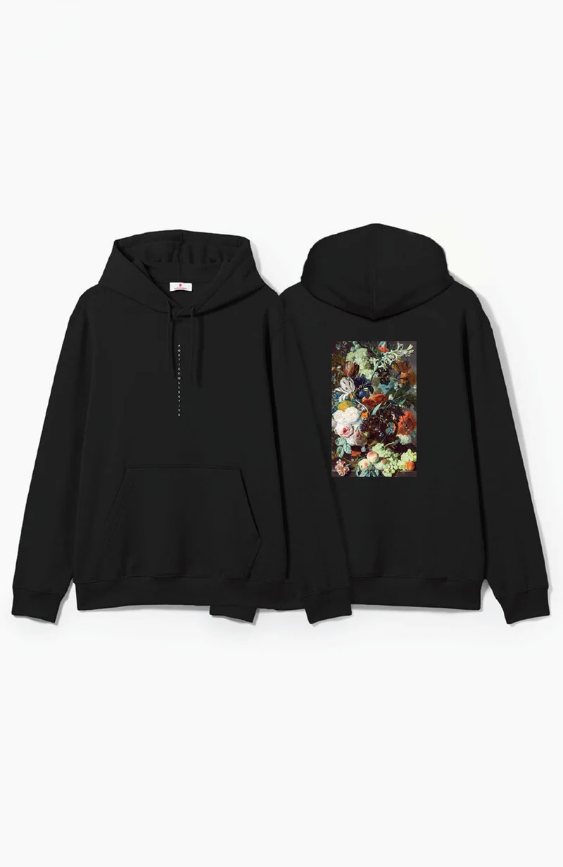 Flower Hoodie - Black