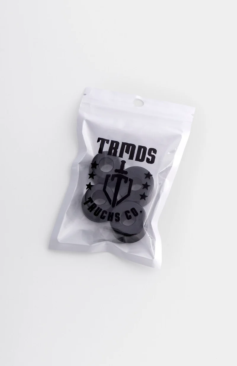 Bushings, Longboard, cone + barrel, 80A (black)