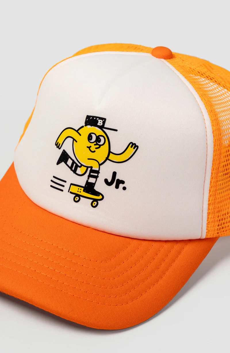Mesh Cap - Orange (for Kids)
