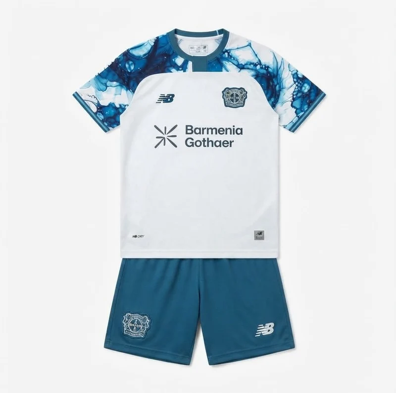 Bayer 04 Leverkusen Kinder-Set Auswärtstrikot 26/27 Trikot und Shorts