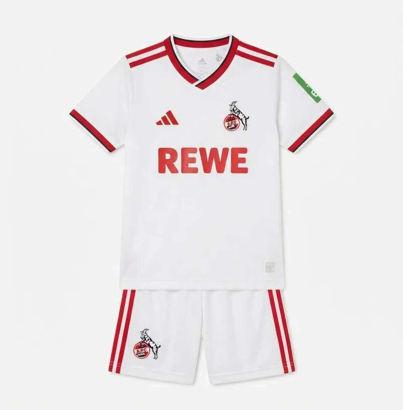 FC Köln Kinder-Set Heimtrikot 26/27 Trikot und Shorts