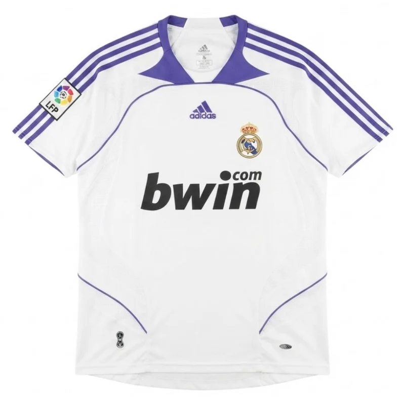 Real Madrid Heimtrikot 2007/08 Herren Fan-Version (Retro)