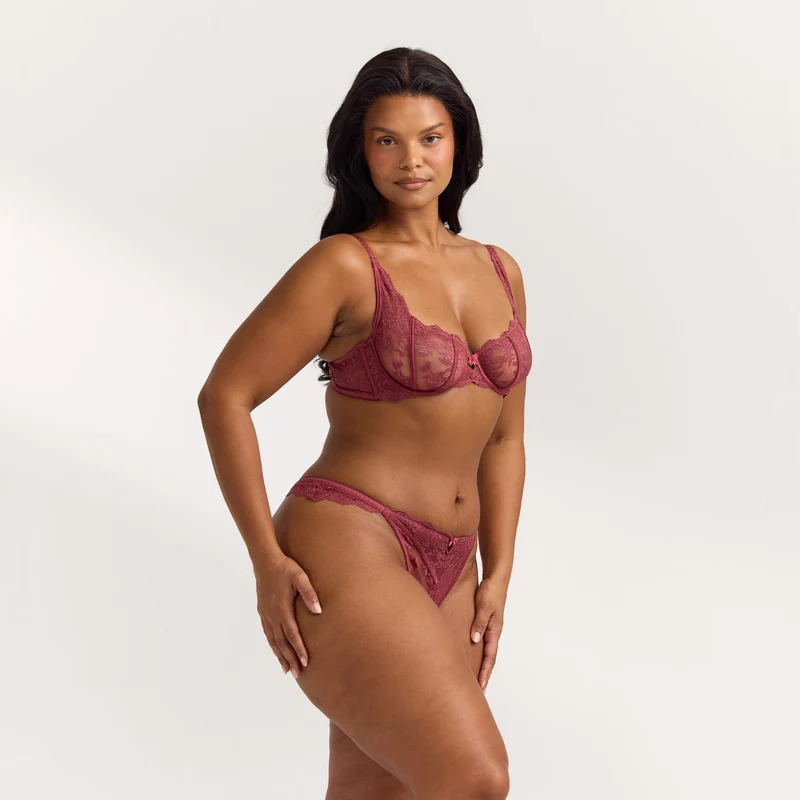 Enchant Plunge BH - Rhabarber
