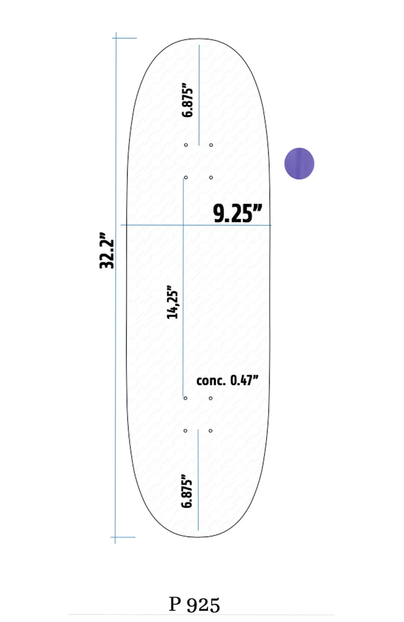 Special Shape, Egg, P925 Blank Deck