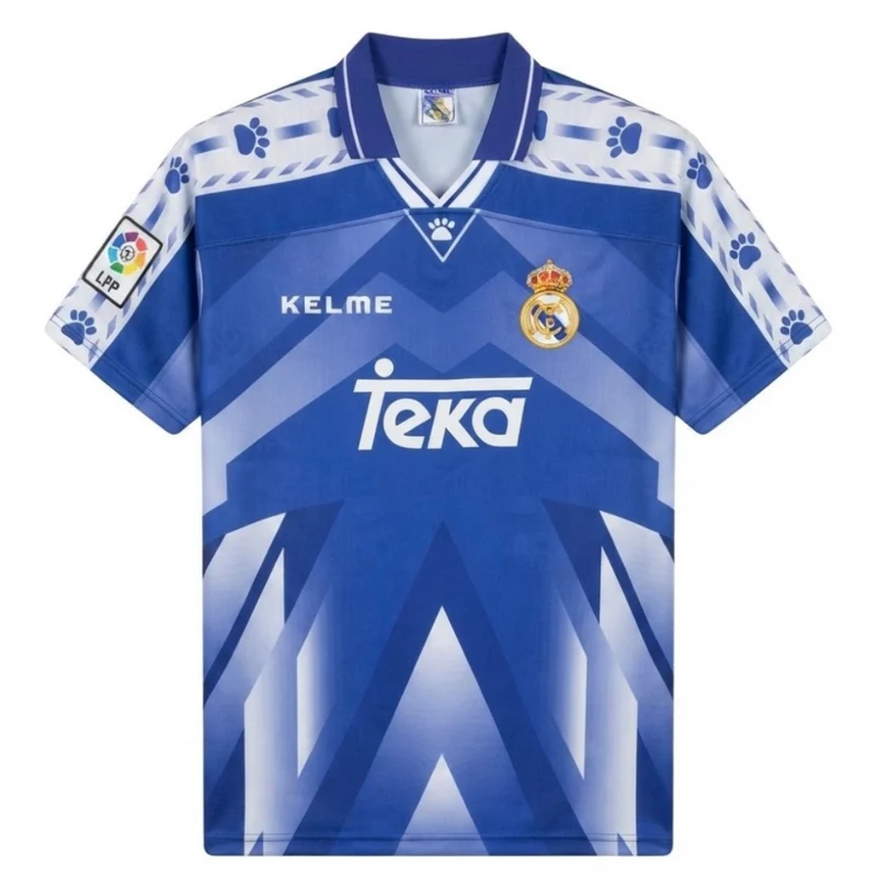 Real Madrid Auswärtstrikot 1996/97 Herren Fan-Version (Retro)