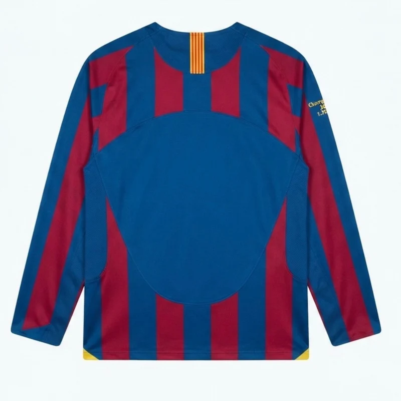 Barcelona Langarm Heimtrikot 2005/06 Herren Fan-Version (Retro)