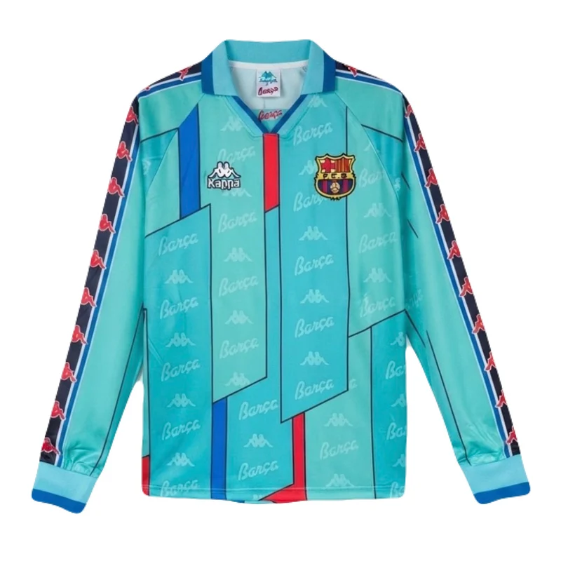 Barcelona Langarm Auswärtstrikot 1996/97 Herren Fan-Version (Retro)