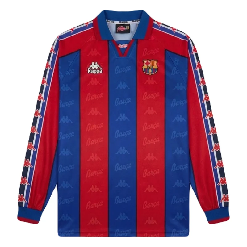 Barcelona Langarm Heimtrikot 1995/97 Herren Fan-Version (Retro)