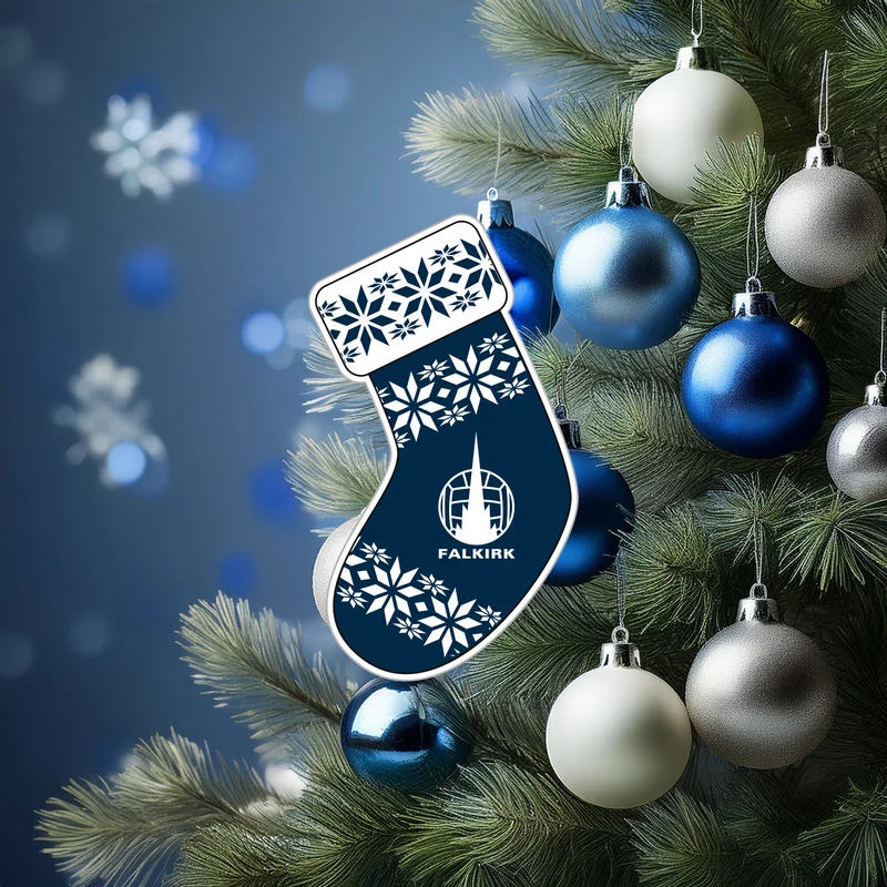 Falkirk Wooden Stocking Tree Decoration