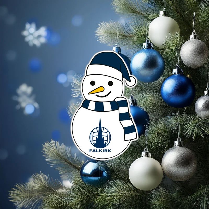 Falkirk Wooden Snowman Tree Decoration
