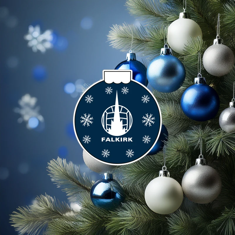 Falkirk Wooden Bauble Tree Decoration