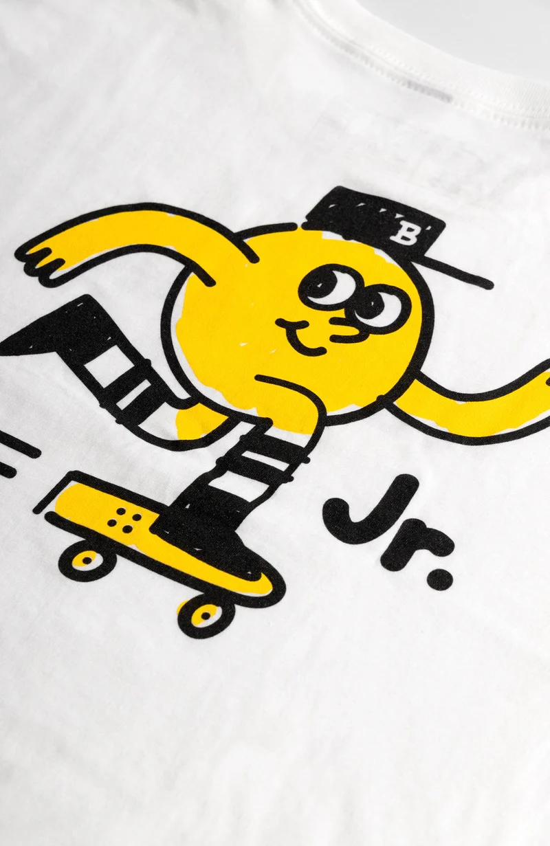 JUNIOR MASCOT T-Shirt, WHITE, kid sized