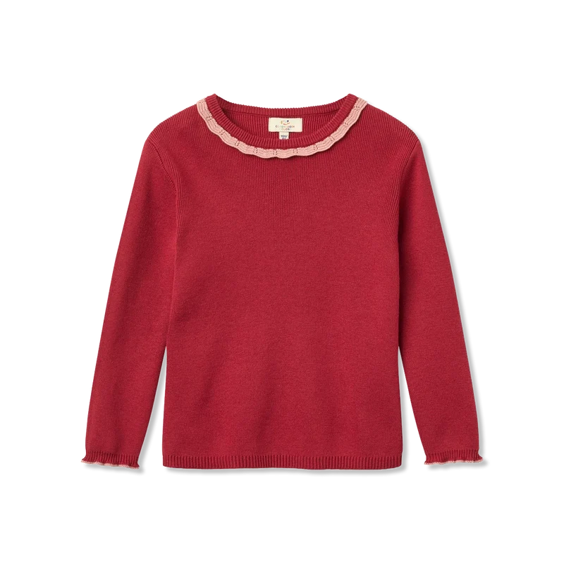 Deco neck Bluse