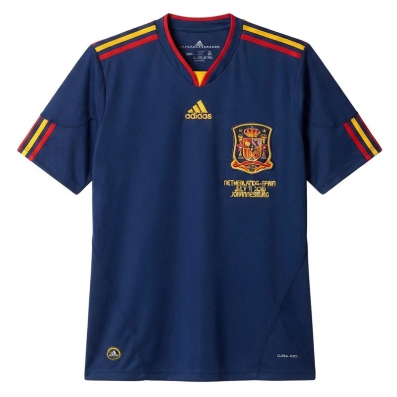 Spanien Auswärtstrikot 2010 Herren Fan-Version (Retro)