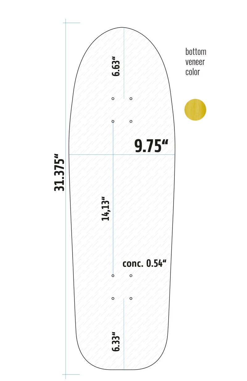 Y975 Special Shape Blank Deck