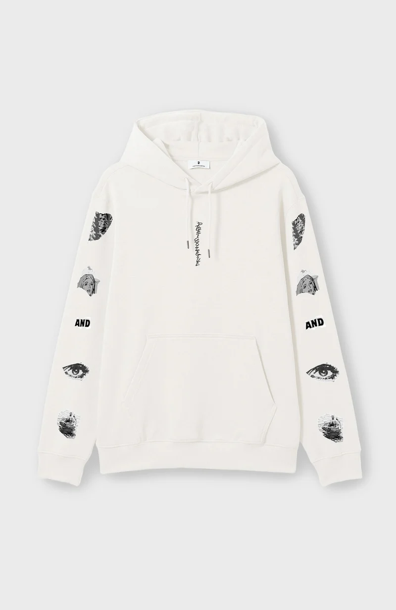And Arm Hoodie - Ivory